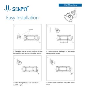 Sokply LED Explosion Proof Light UL844 Certified 60W 7800Lm (300W HPS Eqv.), 4FT Class I Division II Hazardous Locations Industry Luminaires with 120° Beam Angle Dimmable IP66 Waterproof, FLF4 Series