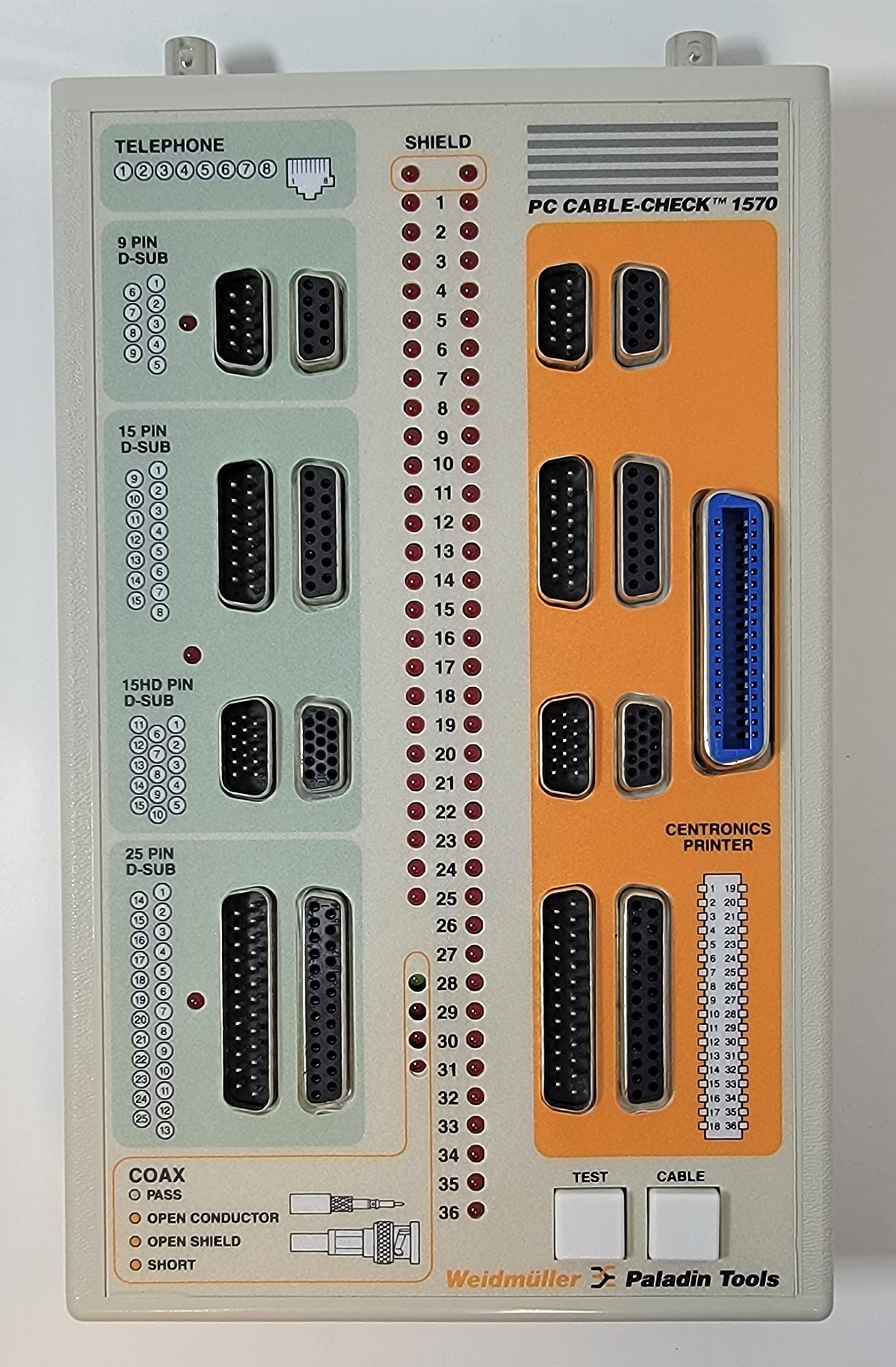 Paladin 1570 PC Cable-Check Tester (No USB) (Renewed)