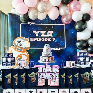 pepdhuk 24 Pcs baby yoda Theme Birthday Party Mandalorian Decorations Gift Bags for yoda Goodie Bags Party Supplies (24)