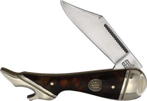 rough ryder leg knife imitation tortoise rr2451