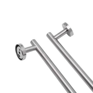 Bath Towel Bar, 24 Inch 304 Stainless Steel Thicken Towel Rack for Bathroom, 2PCS Towel Holder Brushed Finished Wall Mount Bath Towel Rack for Bathroom Towel Holder