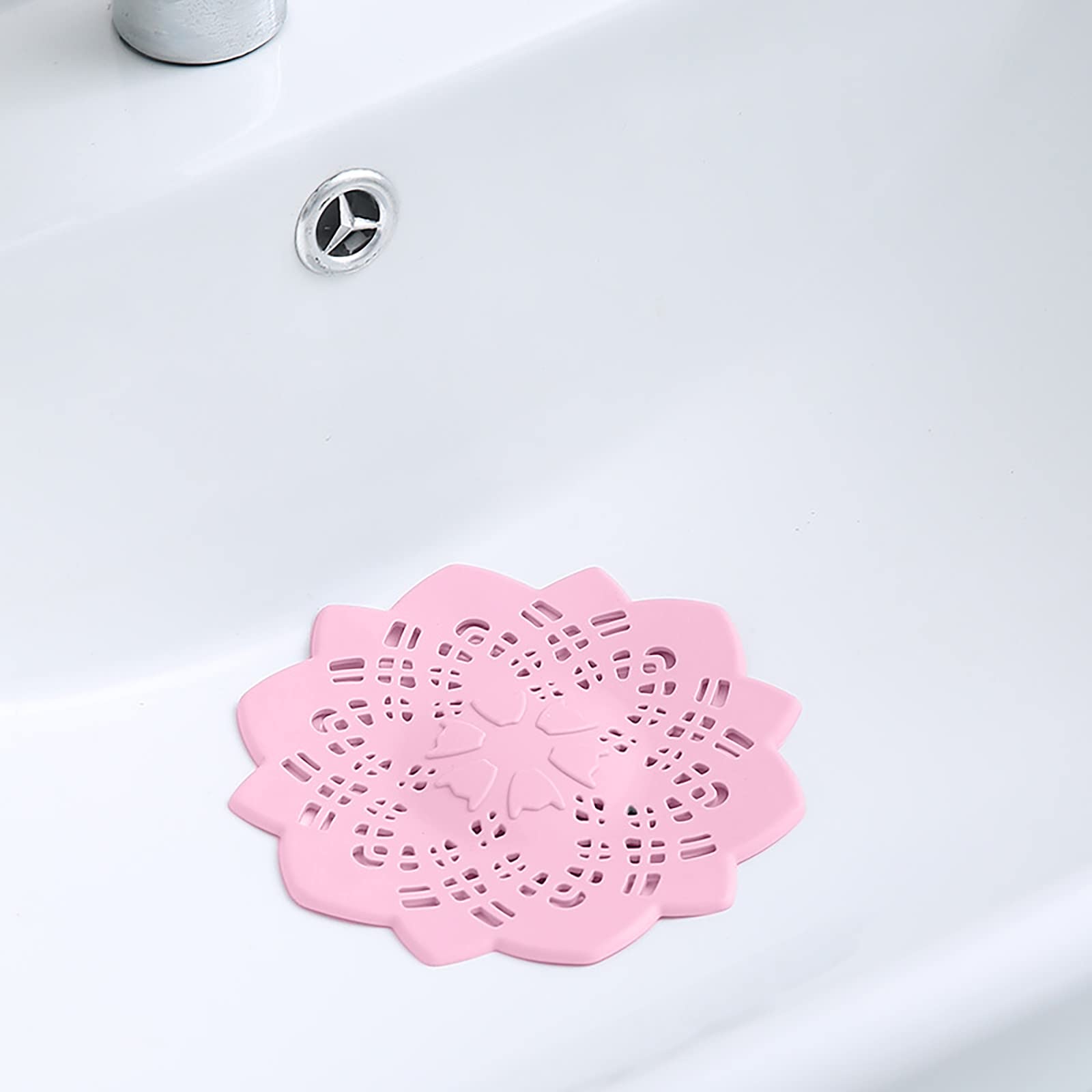 Sink Plug Strainer Kitchen Star Bathroom Drain Hair Catcher Bath Stopper Plug Sink Strainer Filter Shower Catch Basin Insert