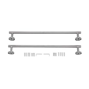 Bath Towel Bar, 24 Inch 304 Stainless Steel Thicken Towel Rack for Bathroom, 2PCS Towel Holder Brushed Finished Wall Mount Bath Towel Rack for Bathroom Towel Holder