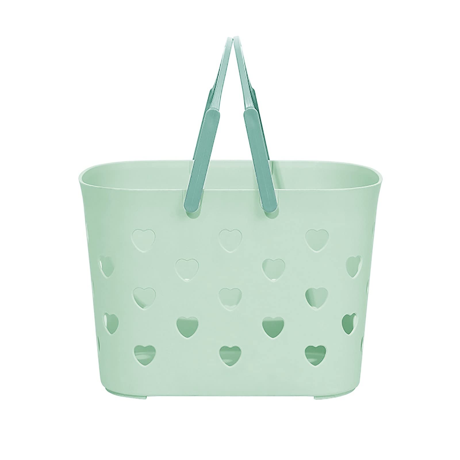 Berry Basket Portable Shower Caddy Tote Plastic Storage Basket With Handle Box Organizer For Bathroom Pantry Kitchen College Dorm Washable Tip Proof Durable Open Tote Bag Cut Vegetable Storage