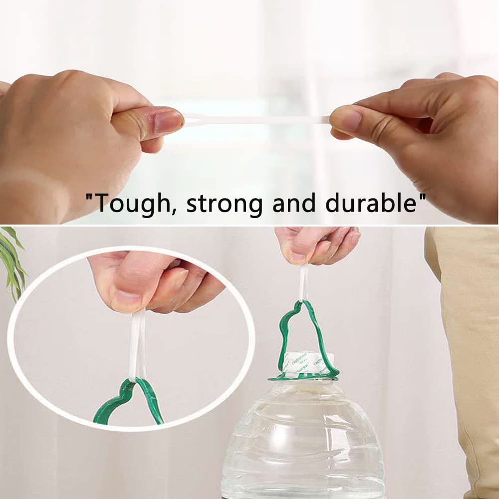 UtySty 20 Pack Clothes Hangers Non Slip Rubber Grips Fixing Strap Band Windproof Hooks Clip Anti-Slip Off Fixed Buckle Anti-Drop Silicone Strips Hanger Fixation for Outdoor Indoor