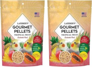 lafeber's cockatiel pellets (1.25 lb (pack of 2), tropical fruit pellets)