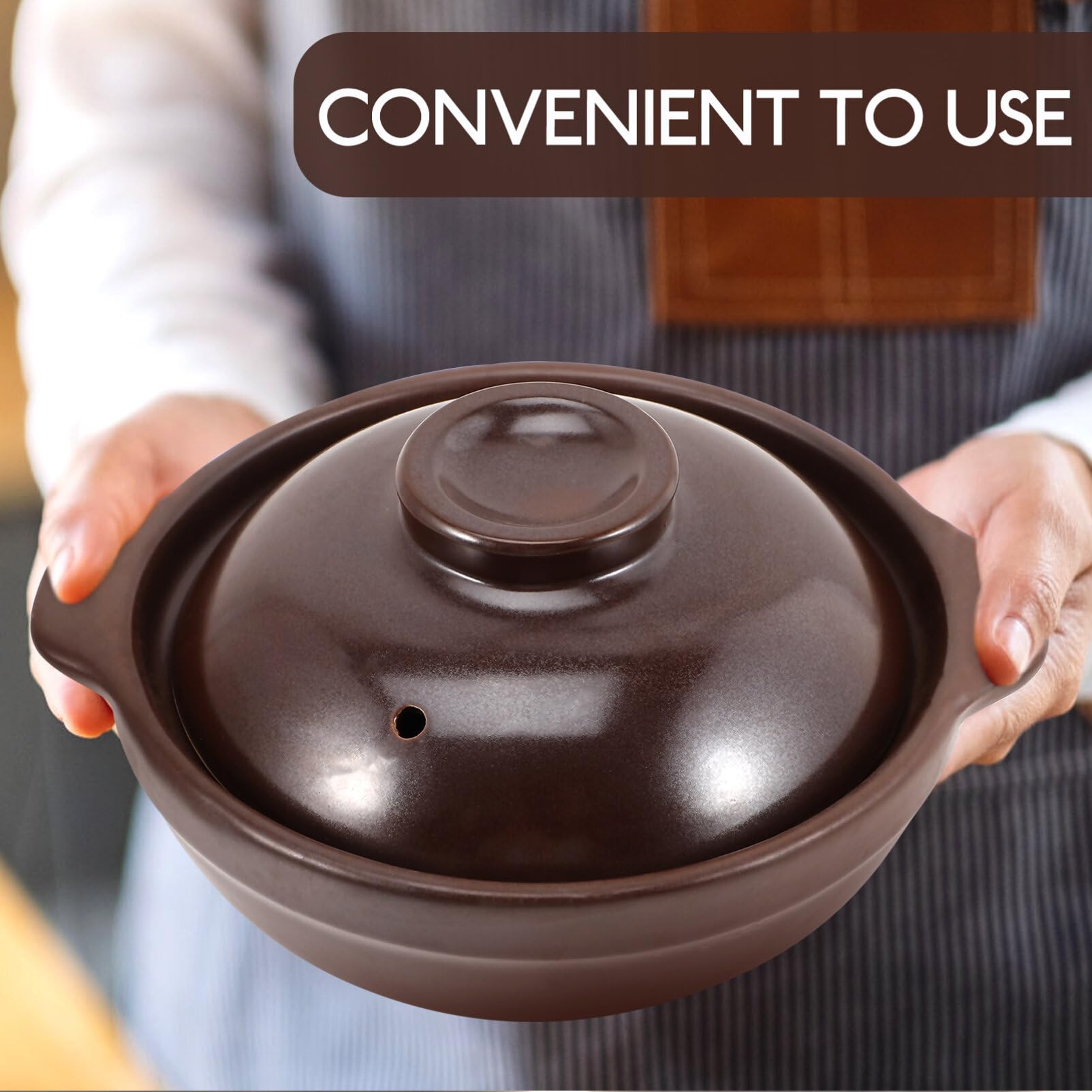 Cookware Japanese Tools Stew Pots with Lids Ceramic Cooking Pot Casserole Clay Pot Soup Cooking Clay Pot Kitchen Stockpot Earthenware Cooking Pot Home Stew Pot Stove