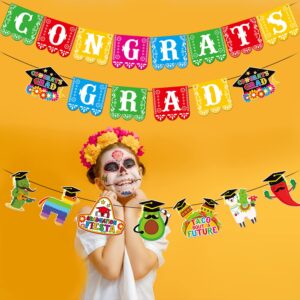 Mexican Graduation Party Decorations 2025, Fiesta Theme Congrats Grad Banner Class of 2025 Garland, College High School Senior Taco Bout A Grad Graduate Party Decoration