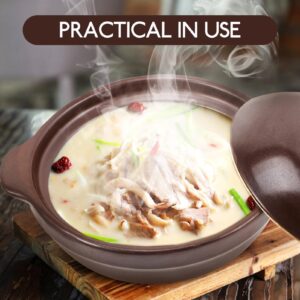 Cookware Japanese Tools Stew Pots with Lids Ceramic Cooking Pot Casserole Clay Pot Soup Cooking Clay Pot Kitchen Stockpot Earthenware Cooking Pot Home Stew Pot Stove