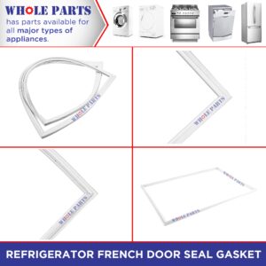 Whole Parts Refrigerator French Door Seal Gasket Assembly, Gray Color, Single Piece, Part# DA97-12522J - Replacement & Compatible with Some Samsung Refrigerators