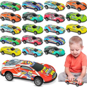 20 pack 3.4 inch metal pull back toy cars, toys for boys girls toddlers 3,4,5,6.7 years old, party favors cars, race cars vehicles,goodie bag stuffers, pinata fillers, teacher reward prizes (20 pack)