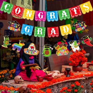 Mexican Graduation Party Decorations 2025, Fiesta Theme Congrats Grad Banner Class of 2025 Garland, College High School Senior Taco Bout A Grad Graduate Party Decoration