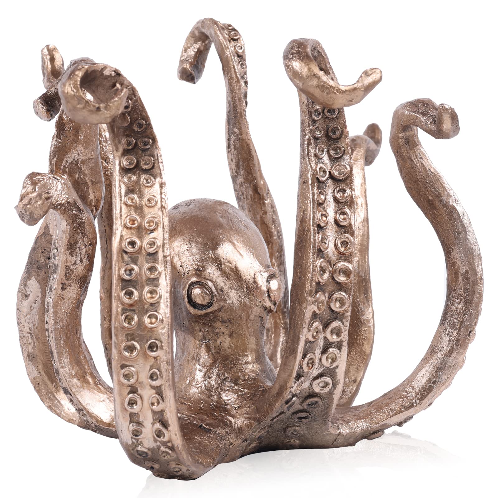 DOVDOV Octopus Cup Holder, Resin Octopus Coffee Cup Holder, Octopus Statue, Antique Bronze Home Decor, Home bar Accessories, Funny Cup Holder, Jewelry Holder, Jewelry Holder