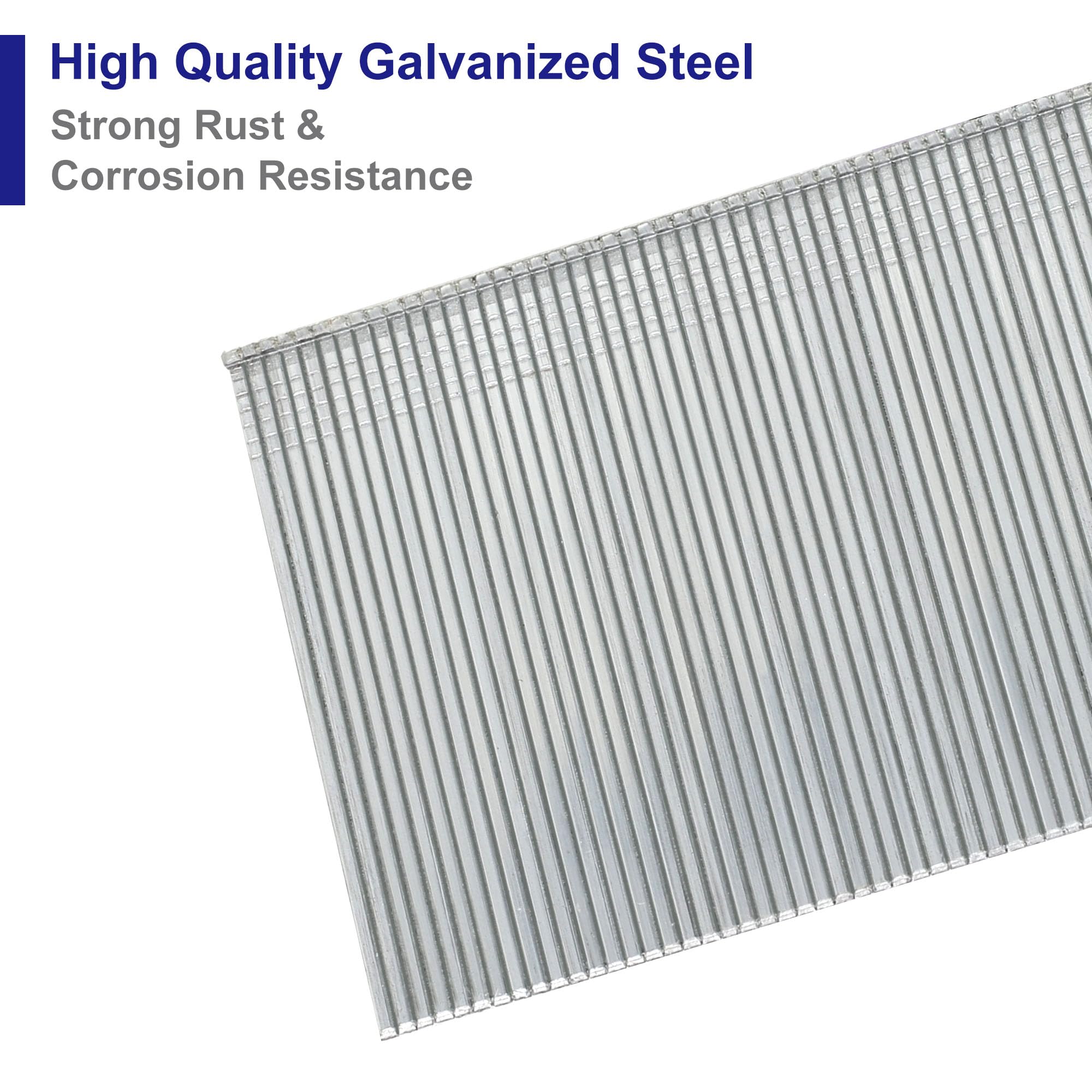 HW HAMWOO 16 Gauge by 1 to 2-1/2 in Multi-Pack Finish Nails,1200-Pack Including 1"- 300;1-1/4"- 300; 2"- 300; 2-1/2"- 300,Suitable for Most Brand of 16 Gauge Pneumatic and Electric Brad Nailer