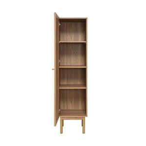 Swiss Madison Well Made Forever Classé 15" W x 60" H x 15" D Linen Cabinet in Oak