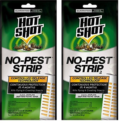 Hot Shot 100046114 No-Pest Strip, Pack of 2