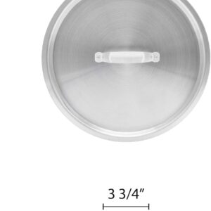 TrueCraftware- 40 Quart Aluminum Sauce Pot Lid 18-3/4" Diameter x 5/8" Thickness– Cooking Sauce Pot Lid Multipurpose Sauce pot Cover Simmering Pot Lid Cookware for Home Kitchen or Restaurant