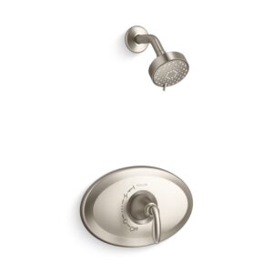 Kohler K-TS21947-4Y-BN Remodel Rite-Temp Shower Trim Kit, 2.5 GPM, Vibrant Brushed Nickel