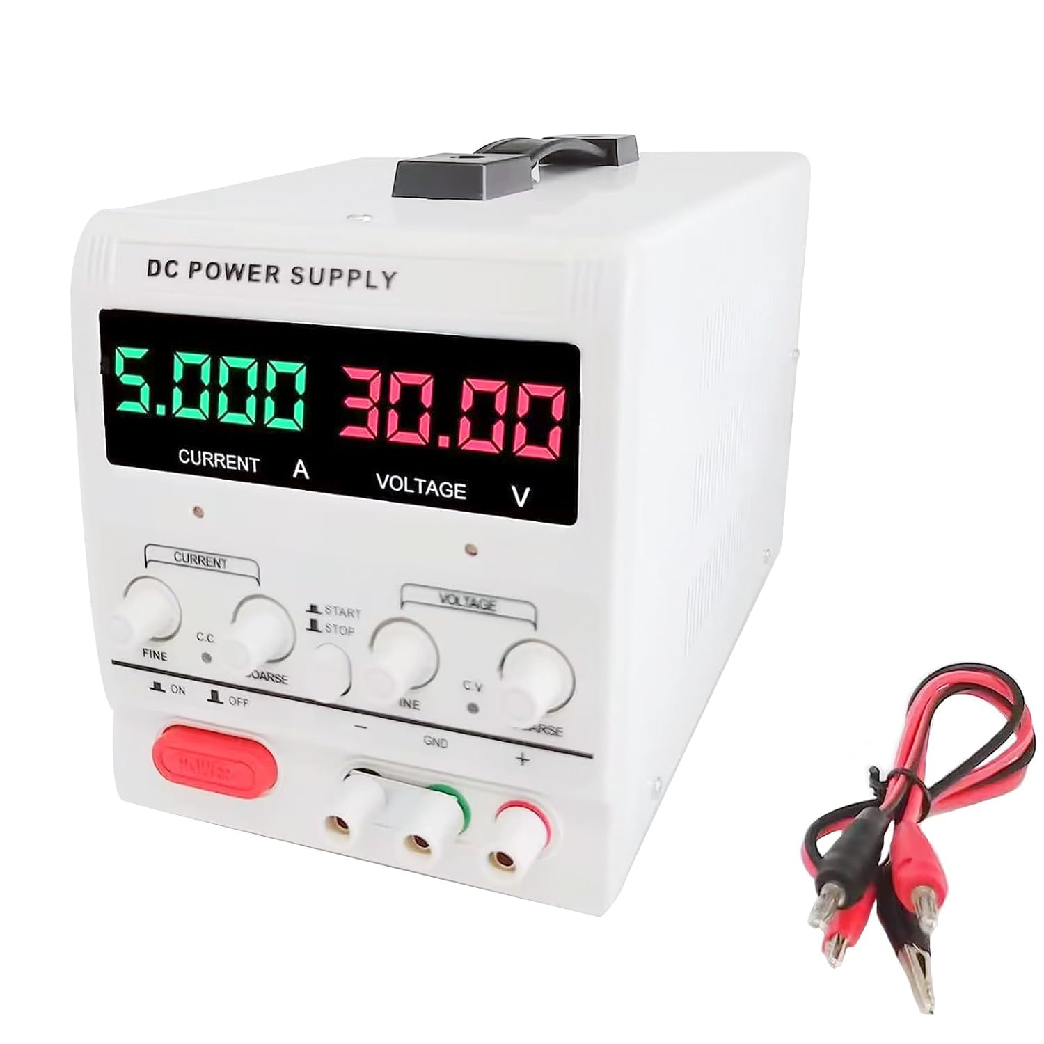 DC Linear Power Supply 30V 5A Variable High Precision for DIY Electronics Repairing, Laboratory, Electroplating, and Research