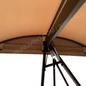 ALISUN Replacement Canopy Top for Model#GSS00132D Cunningham 3-Seater Patio Swing (Top Only)