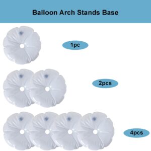 Ragyzity Water Fillable Base for The Balloon Column, 2 Pieces Balloon Arch Stands Base Heavy Weight Water Bag, Fillable Base for Balloons for Wedding Graduation Party Ceremony (2pcs)