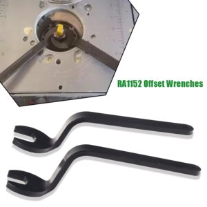 MWEDP RA1152 Offset Wrenches Compatible with Bosch 1613, 1619EVS, 1613EVS for Router Bit-Changing Router -16mm & 24mm