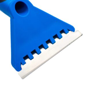 ROMAN Products 202233 Roman Removal Scraper with Roller, 3.25-inch Steel Blade, Strips Wallpaper, Blue