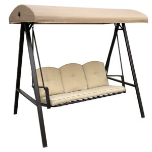 ALISUN Replacement Canopy Top for Model#GSS00132D Cunningham 3-Seater Patio Swing (Top Only)