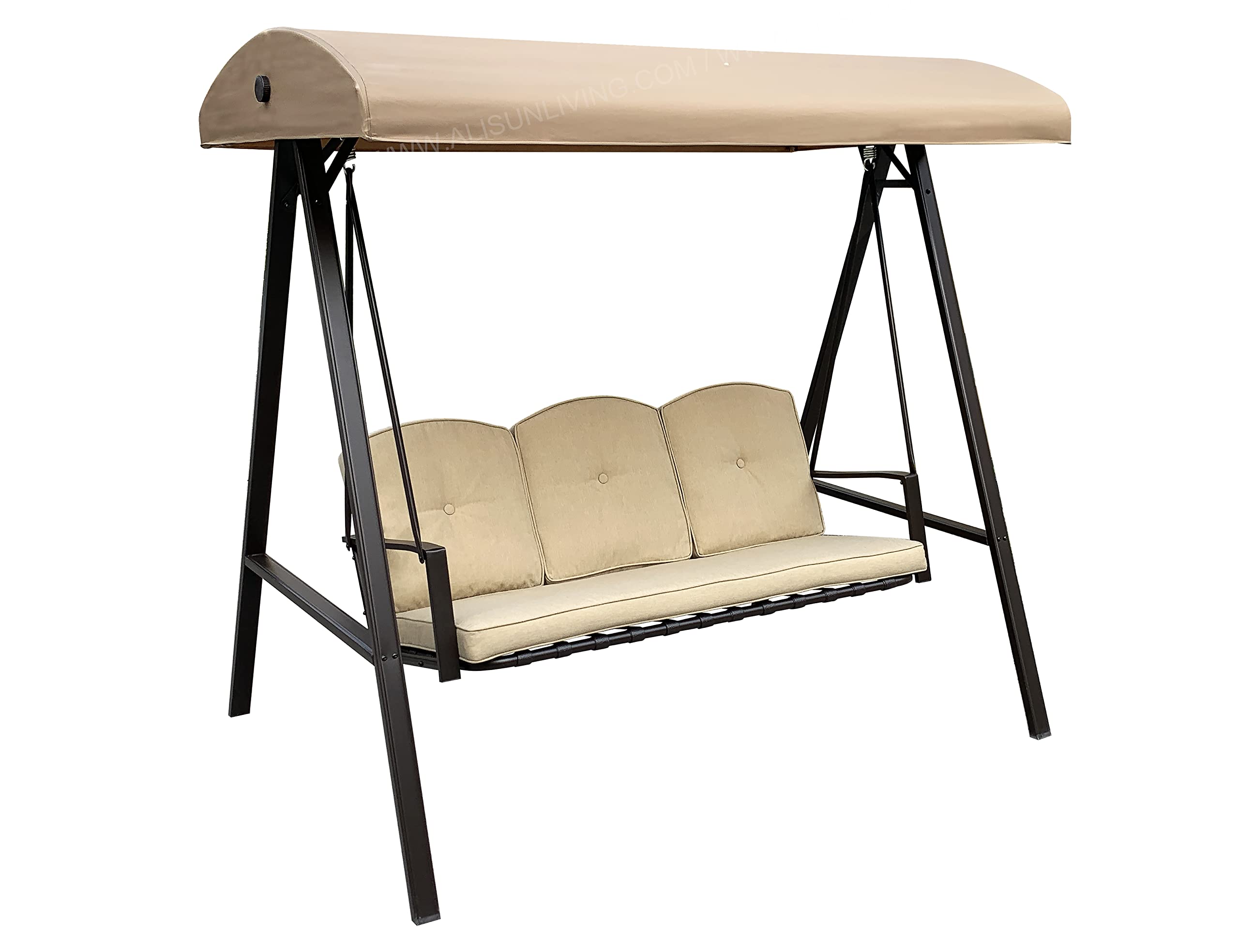 ALISUN Replacement Canopy Top for Model#GSS00132D Cunningham 3-Seater Patio Swing (Top Only)