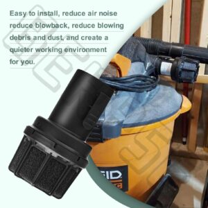 2-1/2-Inch Vacs Vacuum Diffuser Muffler CMXZVBE38660 for Craftsman CMXEVBE17596 Shop Wet/Dry Vacuum Cleaner Attachment, Reduce Noise