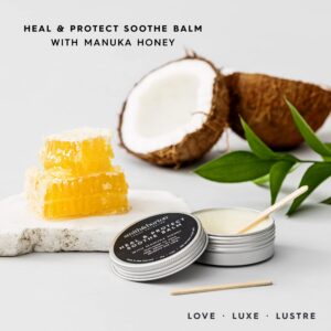 smith&burton Heal & Protect Soothe Balm for Dogs & Cats with Manuka Honey. Multi-Tasker for Paws, Nose, Elbows, Dry Spots & More, 2.2-Oz Tin, 100% Natural. No Nasties.