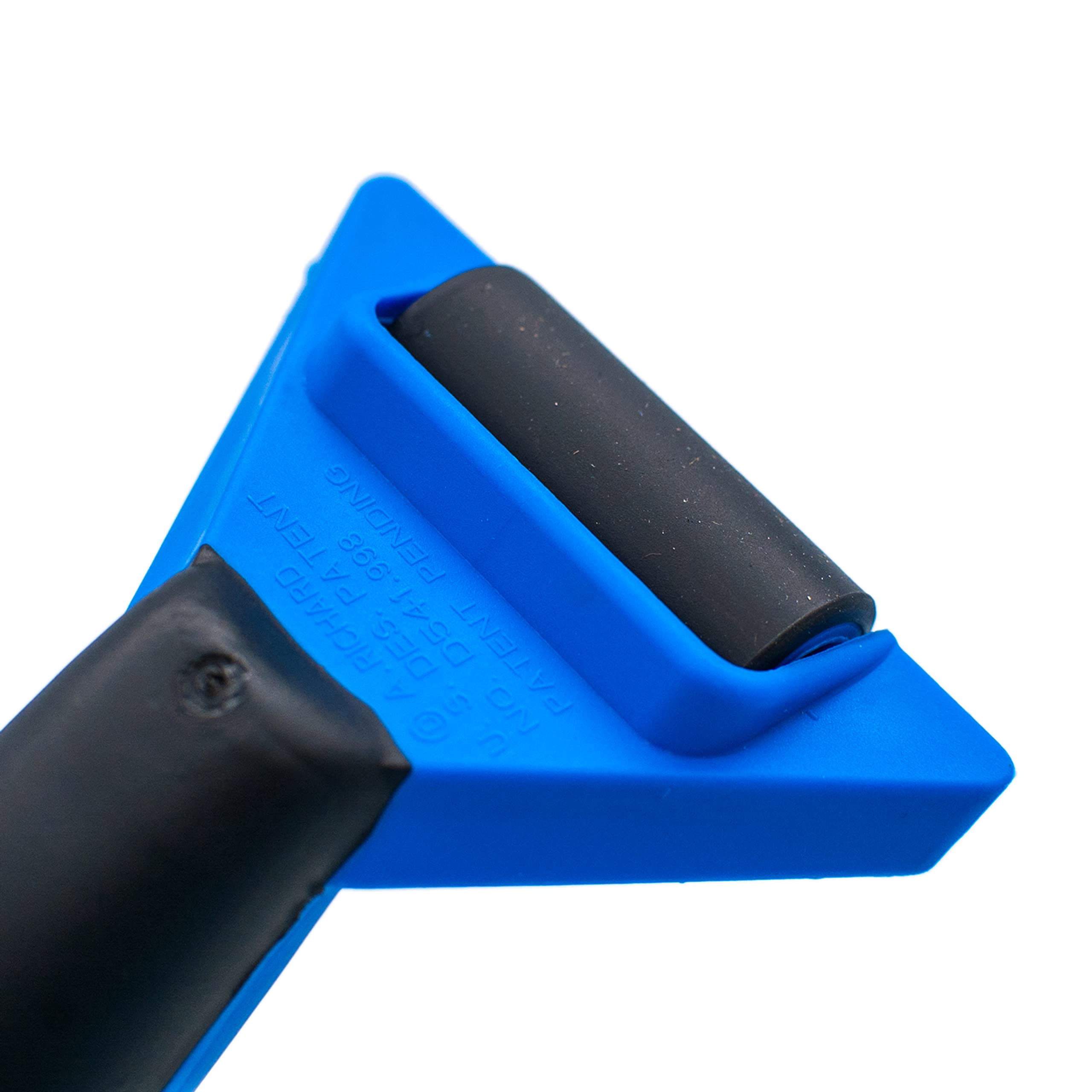 ROMAN Products 202233 Roman Removal Scraper with Roller, 3.25-inch Steel Blade, Strips Wallpaper, Blue