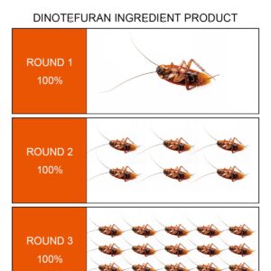 Dawhunt Cockroach Gel Bait Station Roach Killing (BS-10 Counts)