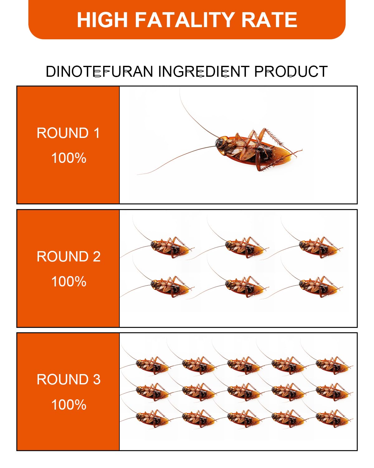 Dawhunt Cockroach Gel Bait Station Roach Killing (BS-10 Counts)