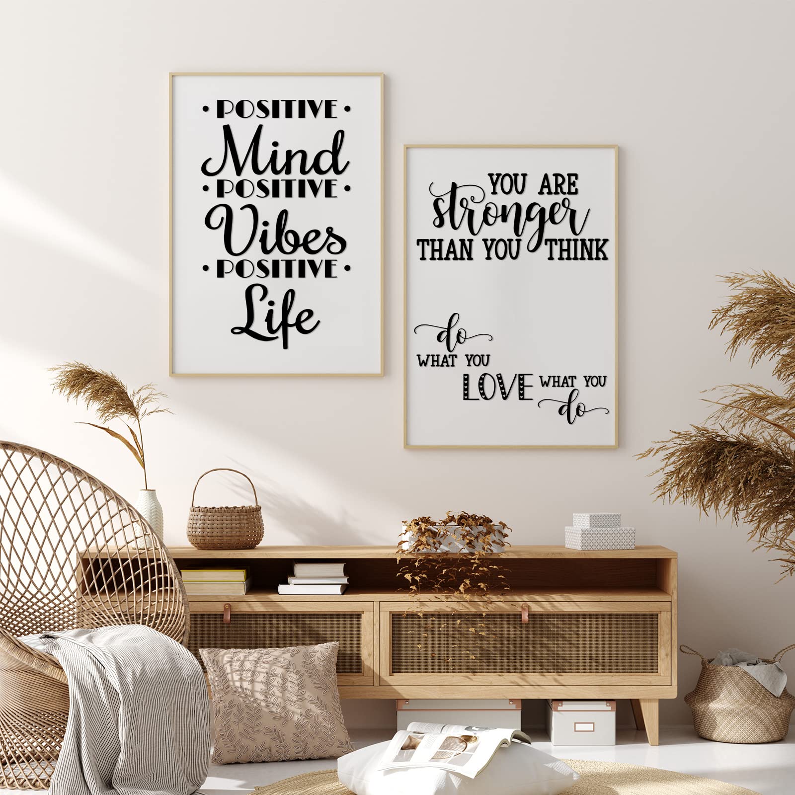 Ctosree 9 Pcs Vinyl Wall Stickers Inspirational Saying Wall Decals Motivational Saying Wall Stickers and Murals Large Removable Quote Stickers Positive Lettering Word Home Decal for Office School Dorm