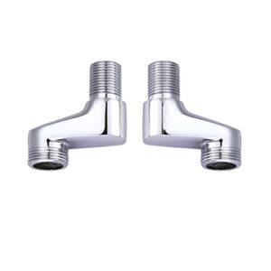 bathtub faucet adapter g1/2 male to g3/4 female brass 3/4" 1/2" bathroom faucet adjustable swing arms bathtub spout adapter,chrome b bathroom accessories (color : chrome b)