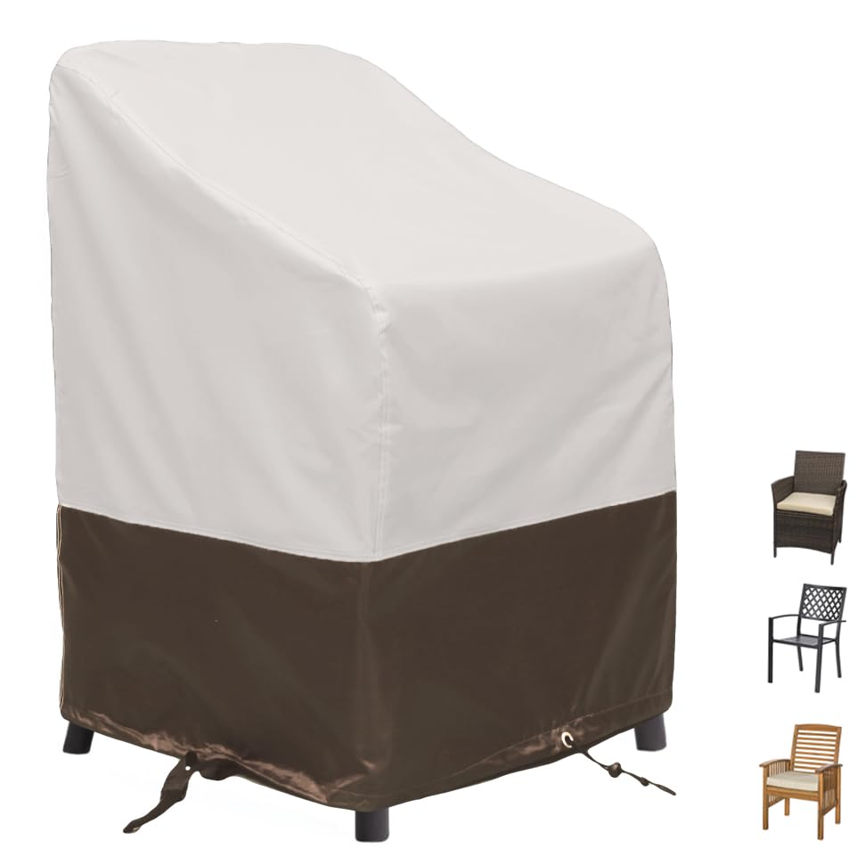 UV-proof Waterproof Furniture Patio Cover 105L x 40W x 35H breathable dust proof sofa table chair storage bar high chair color black 105 inches 40 inches 35 inches