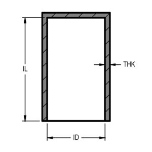 Round Protection Cap for 1" 25.5 to 26mm Outside Diameter (Pack of 8) Pipe Post Tube End Cover Screw Thread Protectors and Tubing Seal