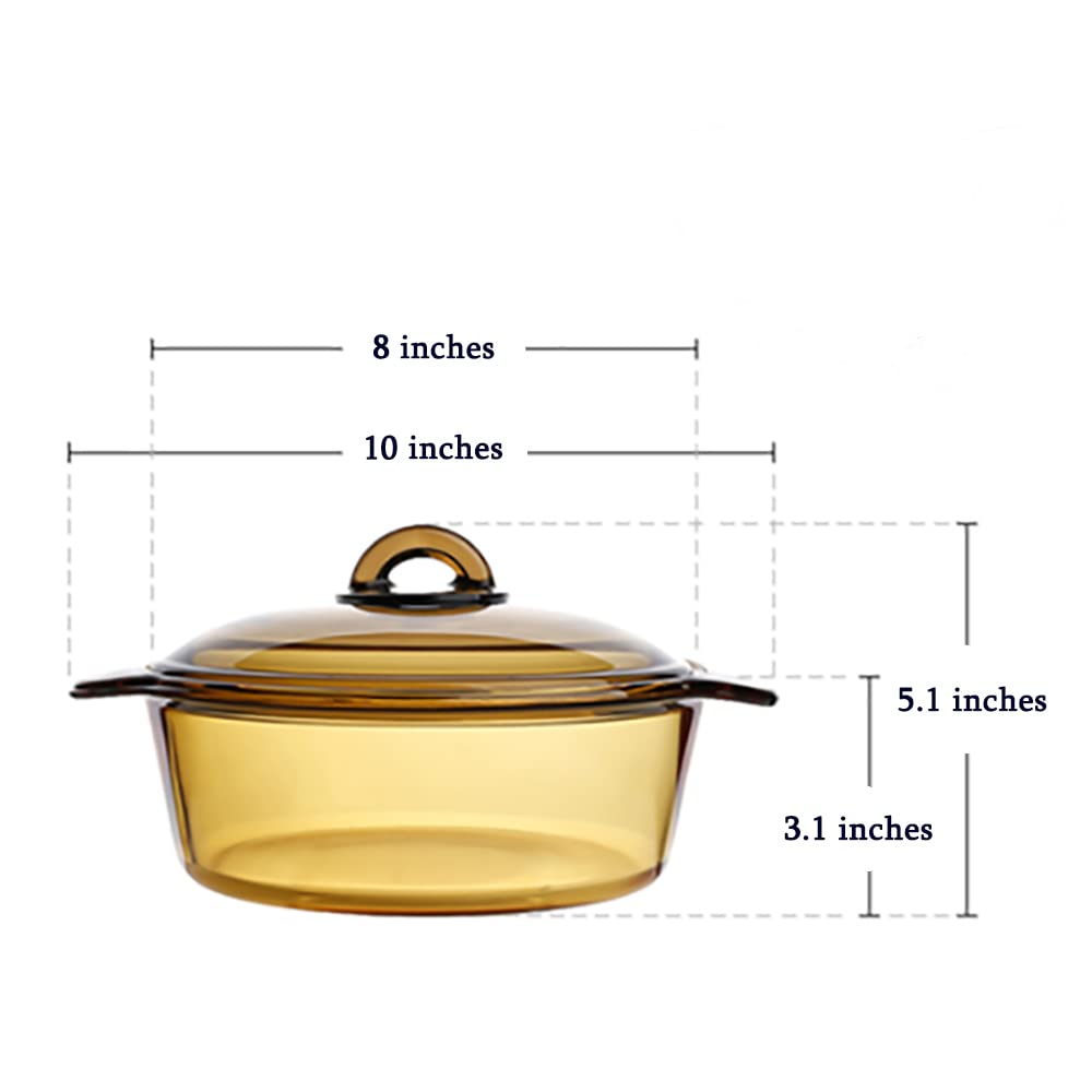 Arcoroc x Nobilta Vitro Blooming Glass Casserole Pot 1.5L