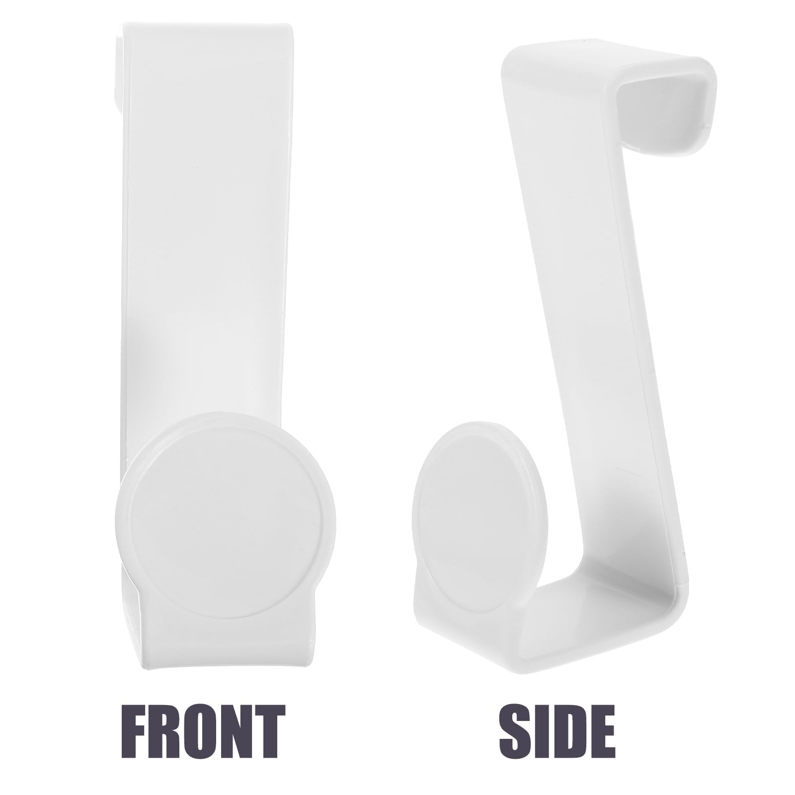 Housoutil 2pcs Multifunctional z Hook Seat Hooks Towel Hook Storage Hooks Toilet Tank Hangers Door Hook Hangers Hand Towels Hangers Plastic White Plastic Hanging Hooks Back Door Hook Coat