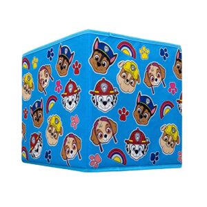 Character World Paw Patrol Officially Licensed Storage Boxes | 2 Pack Foldable Storage Cubes Tower Design | Perfect For Organising Children's Room, Kids Playroom