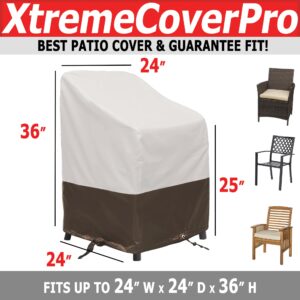 UV-proof Waterproof Furniture Patio Cover 105L x 40W x 35H breathable dust proof sofa table chair storage bar high chair color black 105 inches 40 inches 35 inches