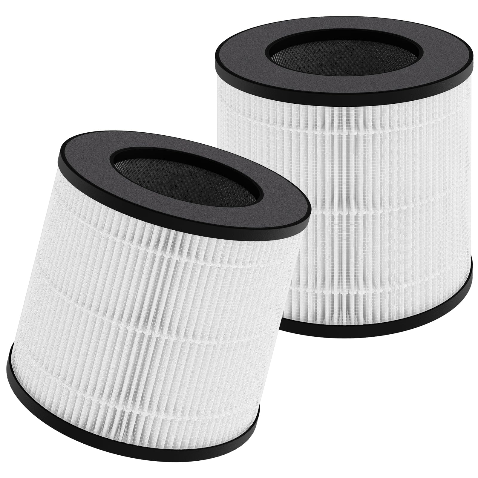 Breabetter PU-P05/AC201B True HEPA Replacement Filter Compatible with FULMINARE PU-P05 Purifier and Purivortex AC201B Purifier, 3-in-1 H13 True HEPA Filters（2-Pack）