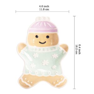 Bico Gingerbread Man Spoon Rest, for holding Spoon, Ladle, Utensils, Dishwasher Safe