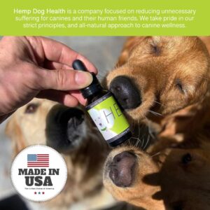 Hemp Dog Health - HEAL - Hemp Oil for Dogs - for Dog Seizure Relief, Autoimmune Conditions, & Cushing's - Add Dog Hemp Oil to Dog's Gums or Directly to Food - 100% Natural Ingredients