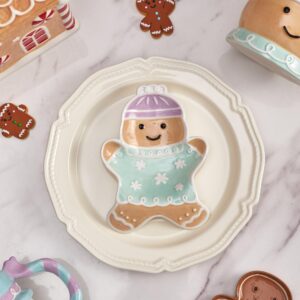 Bico Gingerbread Man Spoon Rest, for holding Spoon, Ladle, Utensils, Dishwasher Safe