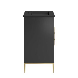 Modway Awaken Bathroom Vanity Cabinet, 24", Black Black