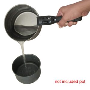 Removable Pot Handle, Detachable Handle Pots and Pans, Handle Pot Clip Different Removable Handle Cookware Detachable Pot Handle Suitable for Home, Cooking Pot Accessories(1 PC)