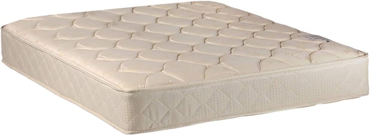 DS Solutions USA Comfort Classic Gentle Firm Full XL Mattress Only with Mattress Cover Protector