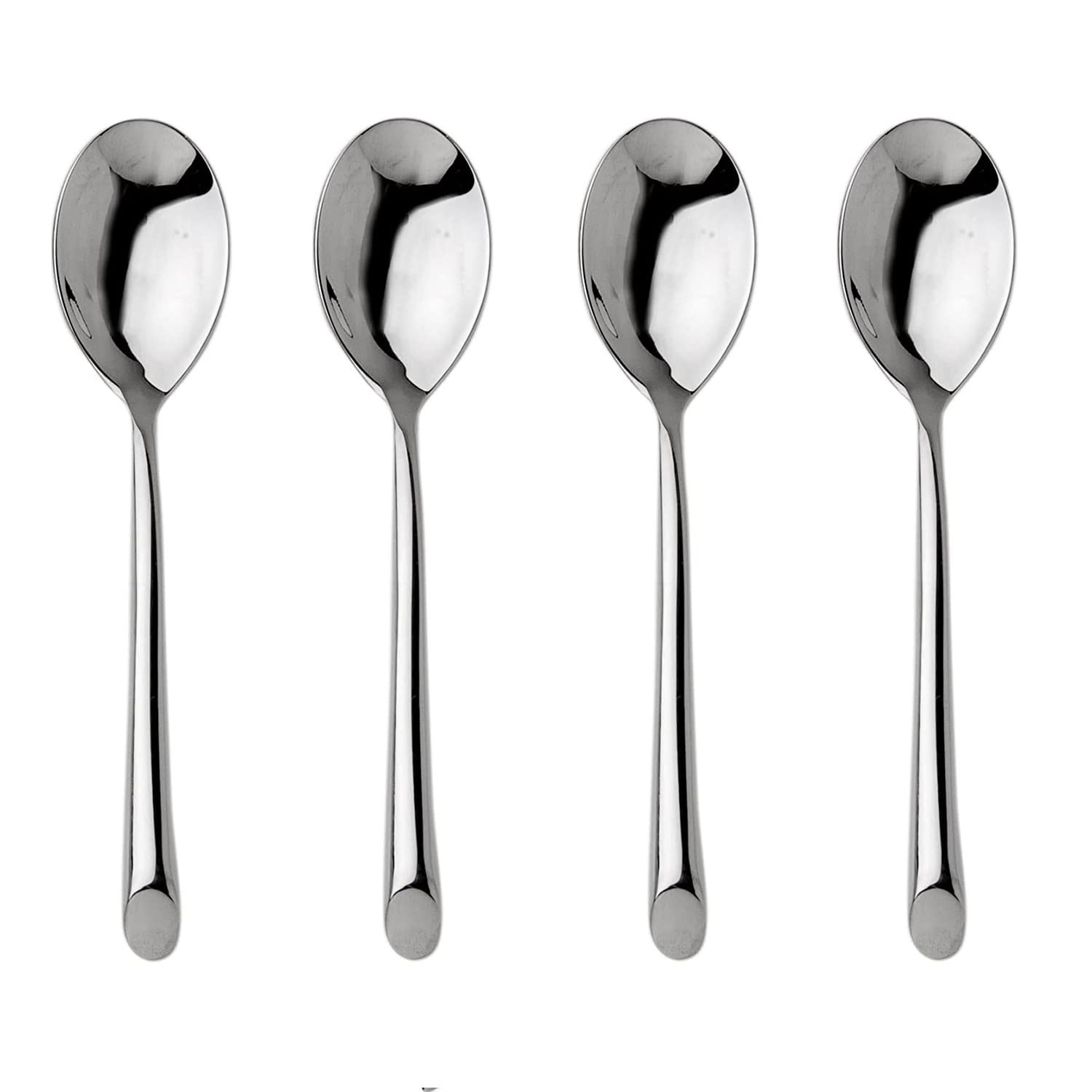 Nambe Frond 18/10 Stainless Steel Teaspoon (Set of Four)